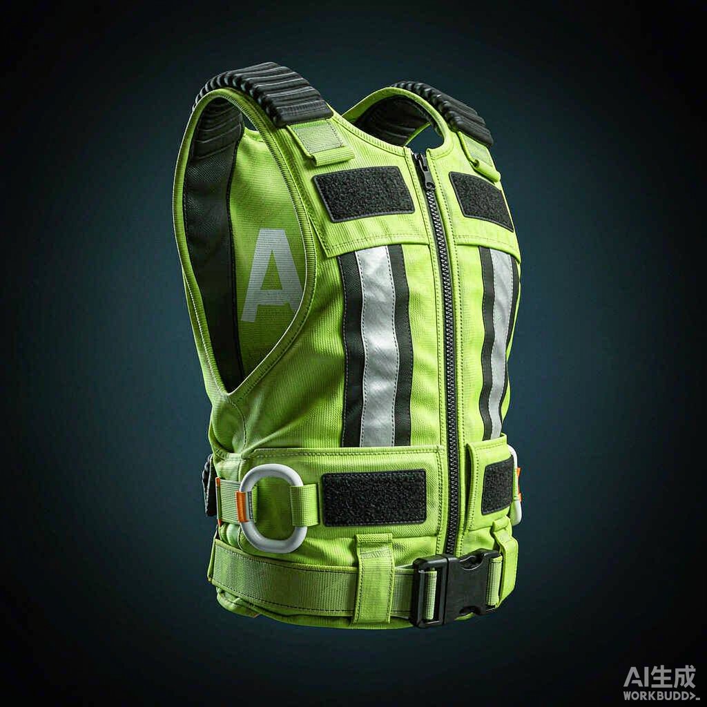 Hi-vis reflective safety vest