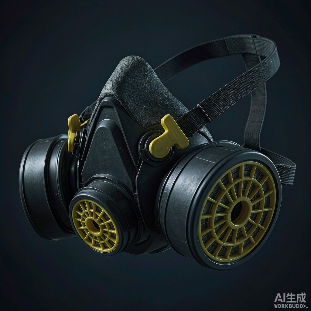N95 respirator mask with filters